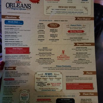 Orleans Seafood Kitchen - Menu (food) - Cajun/Creole Near Me - Katy, Texas