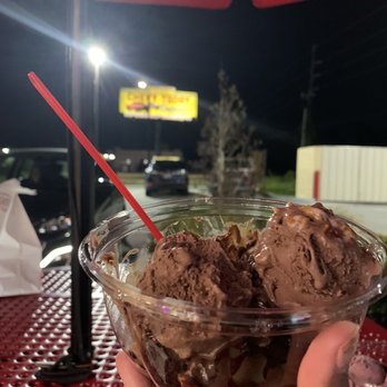 Bruster's Real Ice Cream - Rocky road fudge sundae - Desserts Near Me - Conroe, Texas Bruster's Real Ice Cream - Rocky road fudge sundae - Desserts Near Me - Conroe, Texas