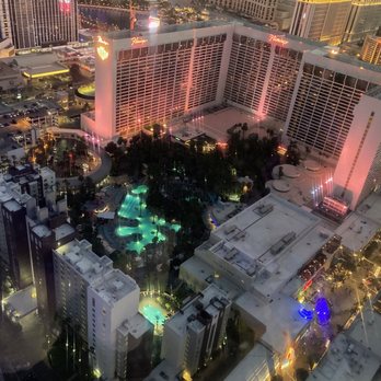 The High Roller - View of Flamingo and Hilton Grand Vacations properties - Amusement Parks Near Me - Las Vegas, Nevada