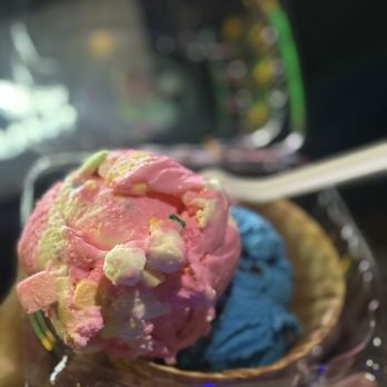 La michoacana - Cotton Candy and Cookie Monster in a waffle bowl - Ice Cream & Frozen Yogurt Near Me - Nashville, Tennessee La michoacana - Cotton Candy and Cookie Monster in a waffle bowl - Ice Cream & Frozen Yogurt Near Me - Nashville, Tennessee