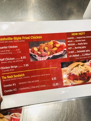 Menu photo 8 Al's Hot Chicken Los Angeles, CA