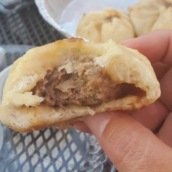 Boba Break - Inside of yummy pork buns. - Bubble Tea Near Me - Sandy, Utah
