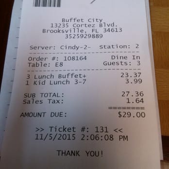Buffet City - Not bad for all the food there is! - Chinese Near Me - Brooksville, Florida Buffet City - Not bad for all the food there is! - Chinese Near Me - Brooksville, Florida