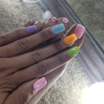 Peacock Nails - Gel gel gel - Nail Salons Near Me - Lemon Grove, California