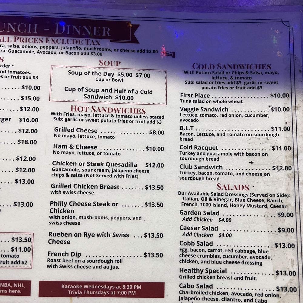 Sports Page - Menu 9/25/25 - Sports Bars Near Me - Mountain View, California Sports Page - Menu 9/25/25 - Sports Bars Near Me - Mountain View, California
