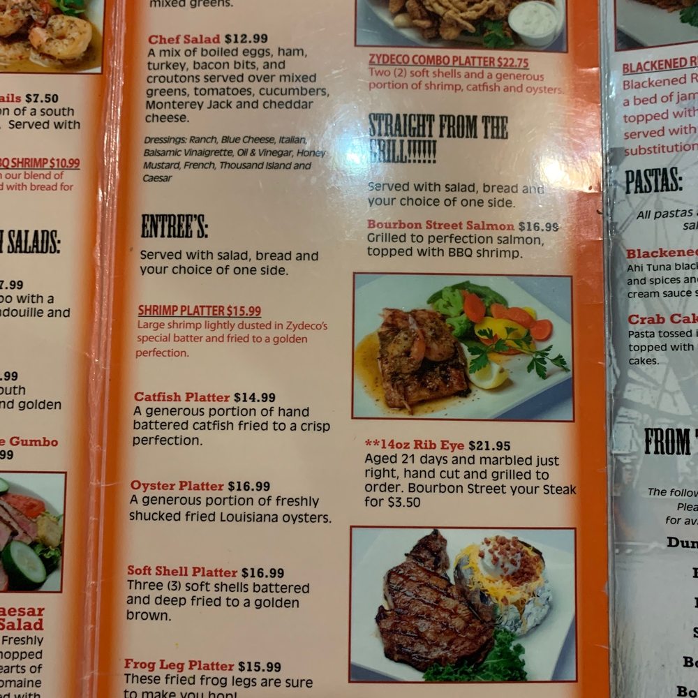 Zydeco's - Menu page 2 - Cajun/Creole Near Me - Belle Chasse, Louisiana Zydeco's - Menu page 2 - Cajun/Creole Near Me - Belle Chasse, Louisiana