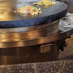 Hot Iron Mongolian Grill - The grill