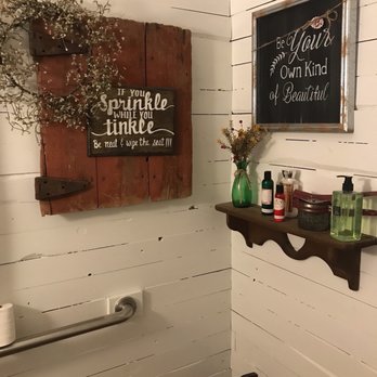 Betty Jane's Mercantile - Women's restroom - Antiques Near Me - Paris, Illinois Betty Jane's Mercantile - Women's restroom - Antiques Near Me - Paris, Illinois
