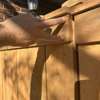 SP Fence - Once again failed to nail where wood fences often warp and "cup" out! - Fences & Gates Near Me - Warrenville, Illinois