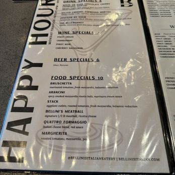 Bellini's Italian Eatery - Menu - Italian Near Me - Latham, New York Bellini's Italian Eatery - Menu - Italian Near Me - Latham, New York