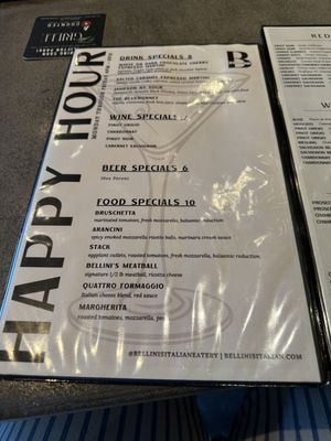 Menu photo 2 Bellini's Italian Eatery Latham, NY Menu photo 2 Bellini's Italian Eatery Latham, NY