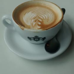 Bragazzis - Enjoying a flat white