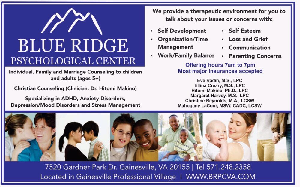 Blue Ridge Psychological Center - grief counselor in Manassas, VA
