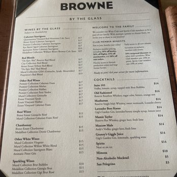 Browne Family Vineyards - Wine Tasting Room Near Me - Bellevue, Washington