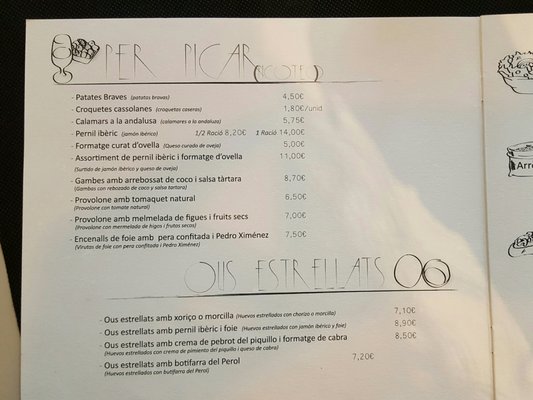 Menu photo 2 La Llauna Molins de Rei, B
