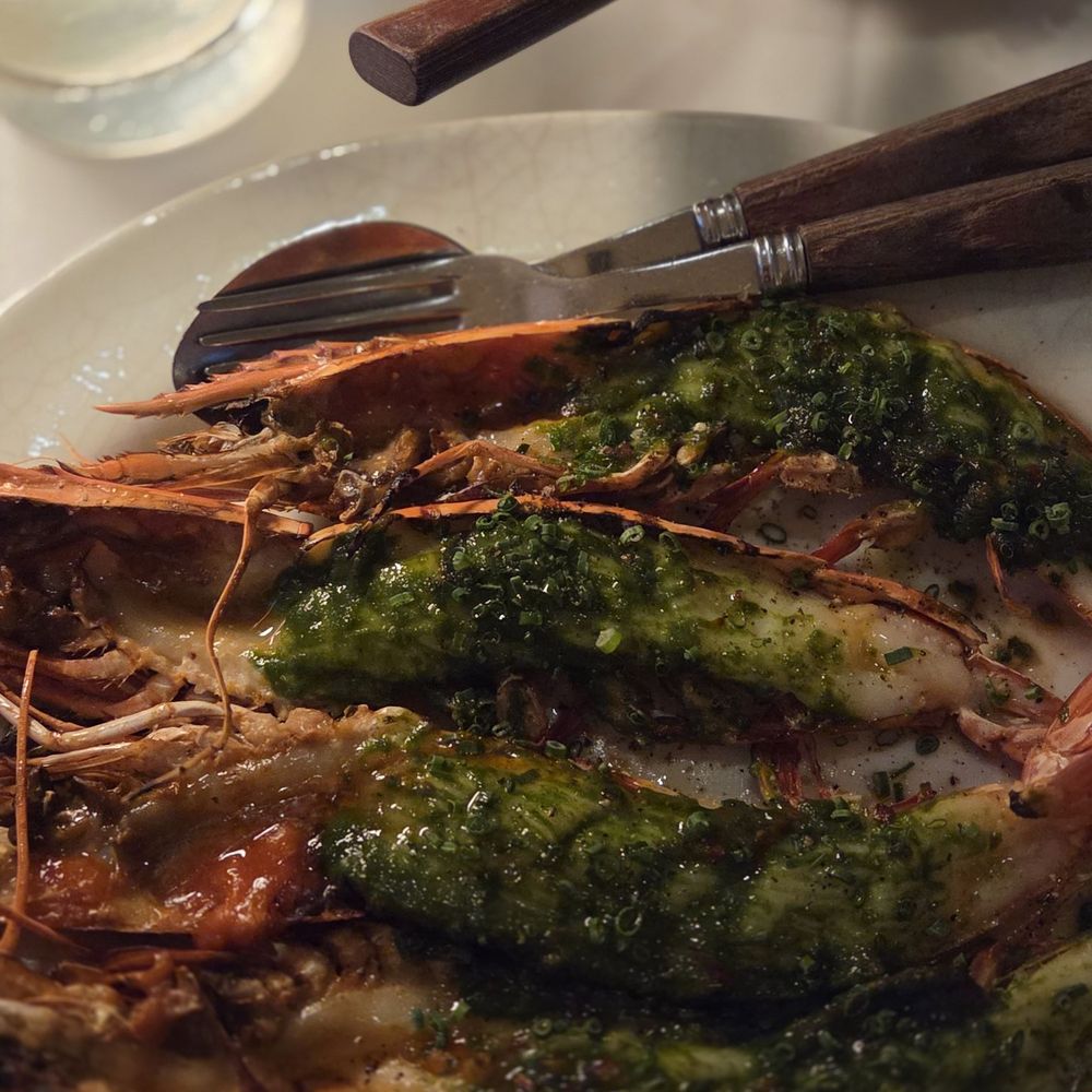 LPM Restaurant & Bar - Grilled Prawns - French Near Me - Miami, Florida