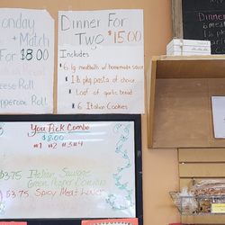 Menu prices July 2024