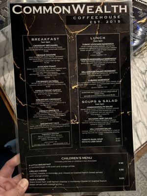 Menu photo 8 Commonwealth Coffeehouse & Bakery San Antonio, TX