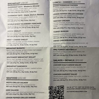 Puttery - Meal Prep Menu - New American Near Me - Kansas City, Missouri Puttery - Meal Prep Menu - New American Near Me - Kansas City, Missouri
