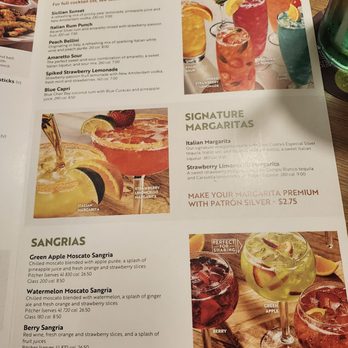 Olive Garden Italian Restaurant - Cocktail menu - Italian Near Me - Burbank, California Olive Garden Italian Restaurant - Cocktail menu - Italian Near Me - Burbank, California