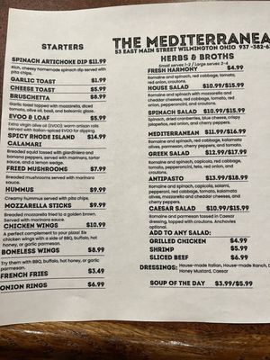 Menu photo 6 Mediterranean Restaurant & Cafe Wilmington, OH Menu photo 6 Mediterranean Restaurant & Cafe Wilmington, OH