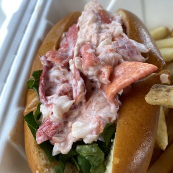 Coppersmith Tavern & Table - Lobster roll. Looks delicious but was a little plain . - Soup Near Me - South Portland, Maine