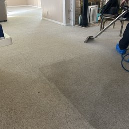 Berber carpet restored Berber carpet restored