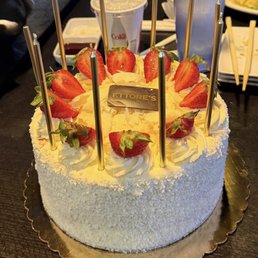 Strawberry White Chocolate Mousse Cake