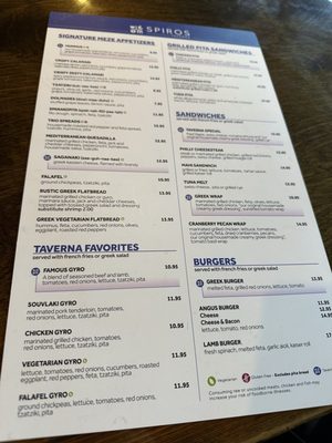 Menu photo 1 Spiro's Taverna of St. Lucie West Port St Lucie, FL