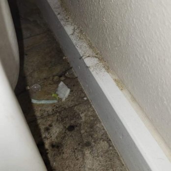 Pepper’s Deep Cleaning Services - Hair, dirt and dust left on the Baseboards.   As you can see half of the baseboard was cleaned. - Office Cleaning Near Me