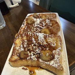 Bananas foster french toast