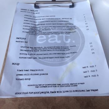 Eat. - Clipboard menus - New American Near Me - Las Vegas, Nevada