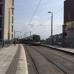 Luas Charlemont Station - Catching a train...