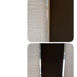 The Blindman - These are the sides of our blinds showing lack of privacy and keeping out the light!