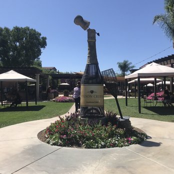 Wilson Creek Winery - Love the large faux wine bottles on the patio! - Wineries Near Me - Temecula, California Wilson Creek Winery - Love the large faux wine bottles on the patio! - Wineries Near Me - Temecula, California