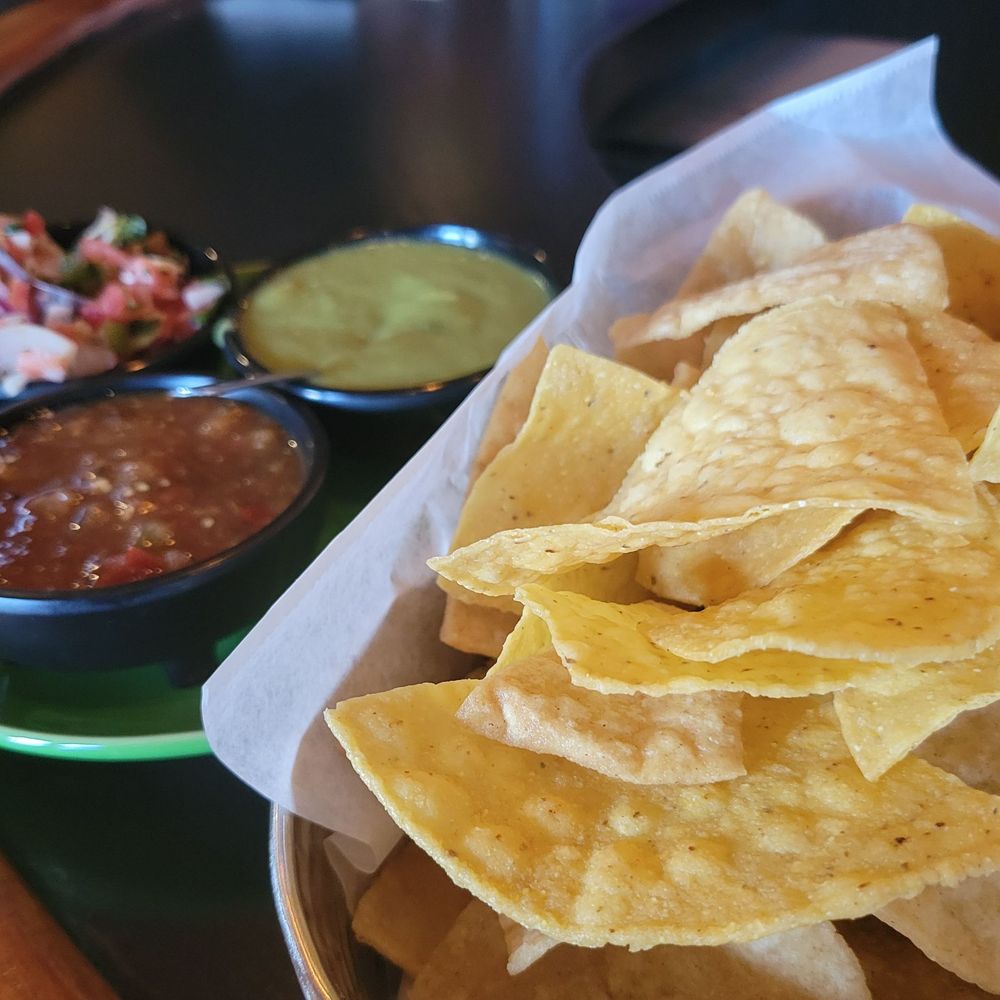 Sal Y Limon - A very generous amount of chips and three salsas! - Mexican Near Me - Seattle, Washington