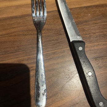 Lazy Dog Restaurant & Bar - Filthy silverware - New American Near Me - Highland Ranch, Colorado Lazy Dog Restaurant & Bar - Filthy silverware - New American Near Me - Highland Ranch, Colorado