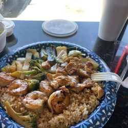 Okyto Hibachi Express - Chicken and Shrimp Lunch