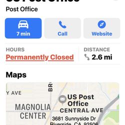 US Post Office - Location & Announcement