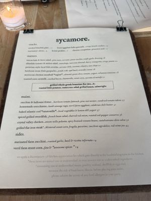 Menu photo 3 Sycamore Newton, MA Menu photo 3 Sycamore Newton, MA