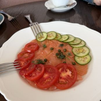 Contessa - Boston - Salmon crostini - perfect rich mix with acid. Absolutely fresh. - Italian Near Me - Boston, Massachusetts
