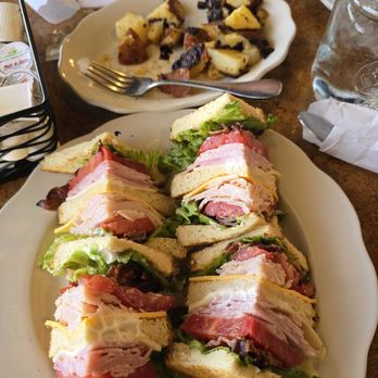 The Brunchery - Club Sandwich! This thing is huge. - Breakfast & Brunch Near Me - Valrico, Florida