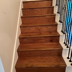 Lakeway Floors - Newly Installed Wood Steps