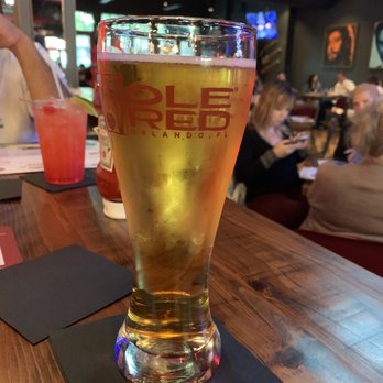 Ole Red - If you upgrade your beer to the bigger size you get this awesome souvenir glass. - Southern Near Me - Orlando, Florida Ole Red - If you upgrade your beer to the bigger size you get this awesome souvenir glass. - Southern Near Me - Orlando, Florida