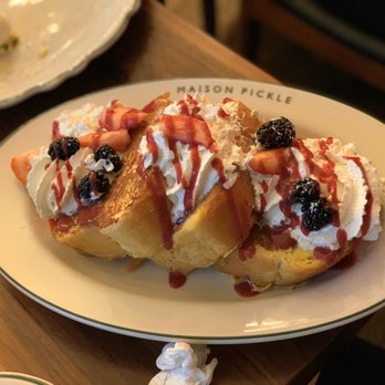 Maison Pickle - Berries 'n' Cream French Toast - Cocktail Bars Near Me - New York, New York