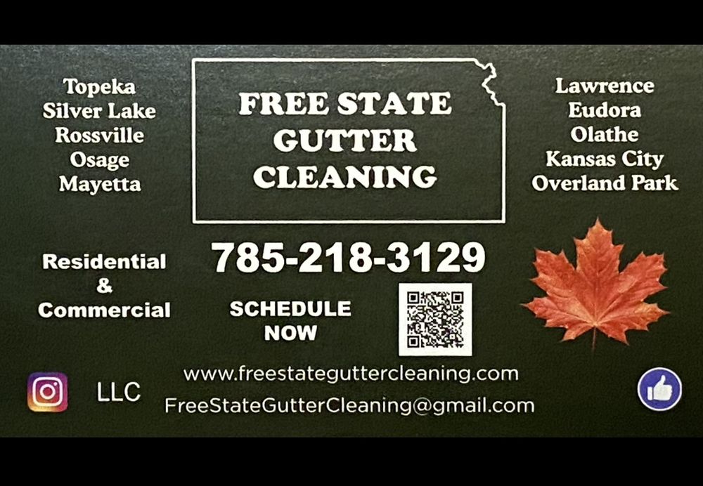 FREE STATE GUTTER CLEANING Topeka, Kansas Gutter Services Phone Number Yelp