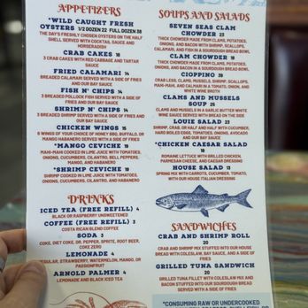 San Francisco Bay Restaurant - Menu - Seafood Near Me - Paradise, Nevada