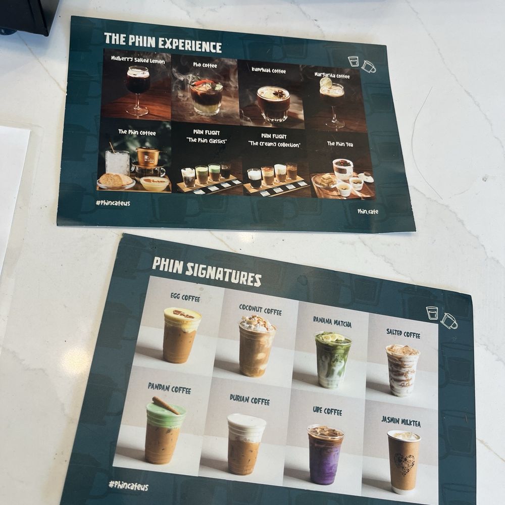 Phin Cafe - Menu - Coffee Roasteries Near Me - Campbell, California