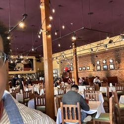 The restaurant has a nice atmosphere.