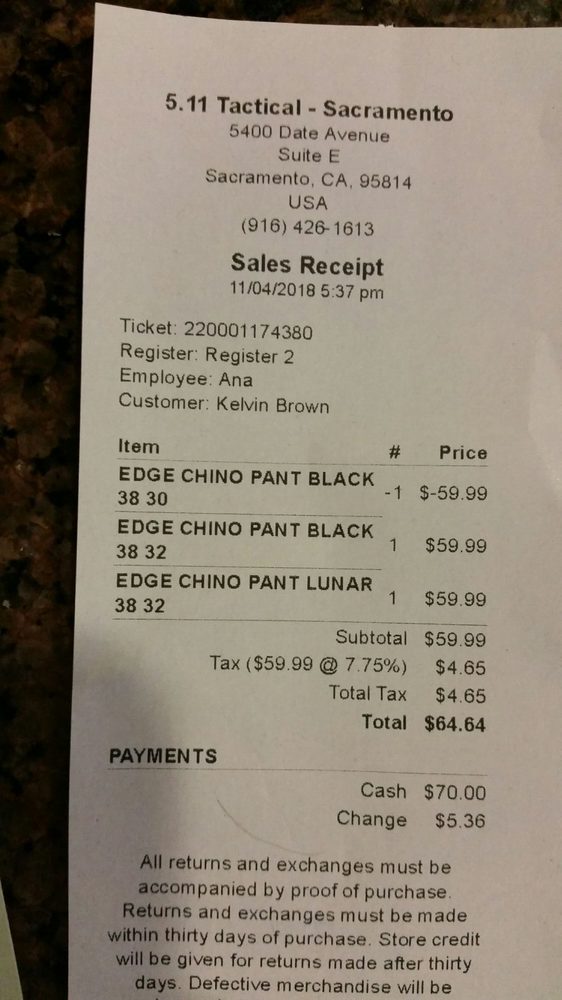 511 edge chino review